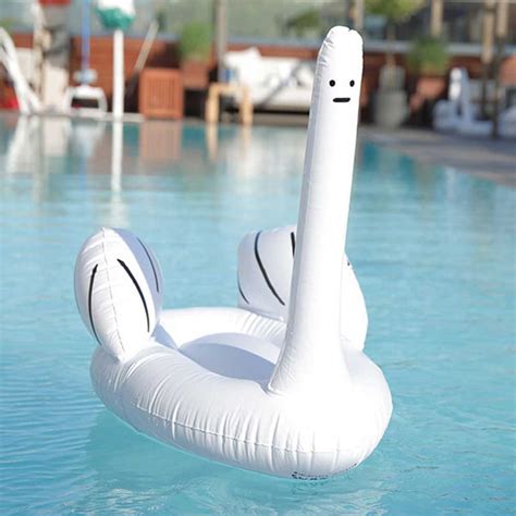 huge inflatable swan|ridiculous inflatable swan thing.